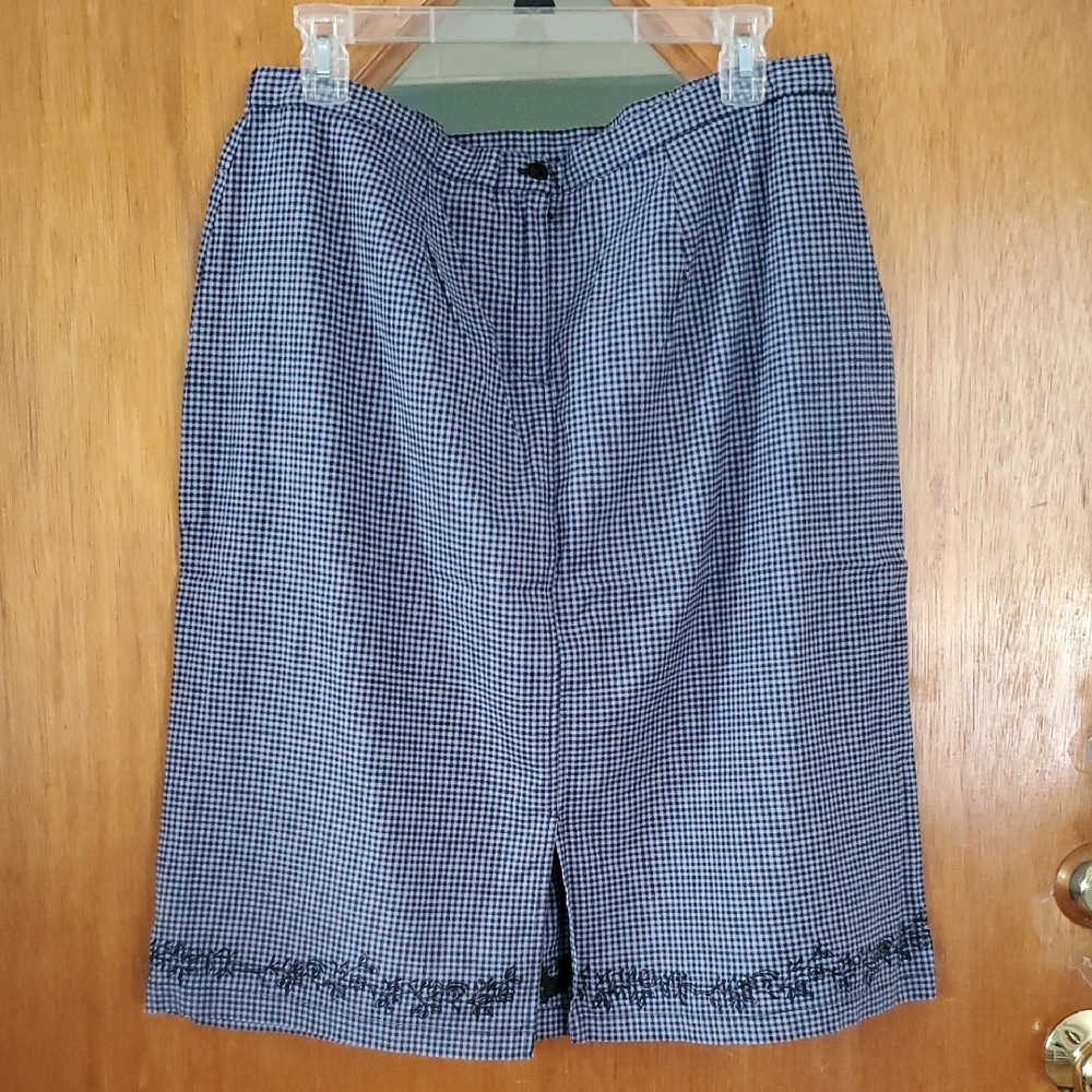 Putumayo Gingham Skirt